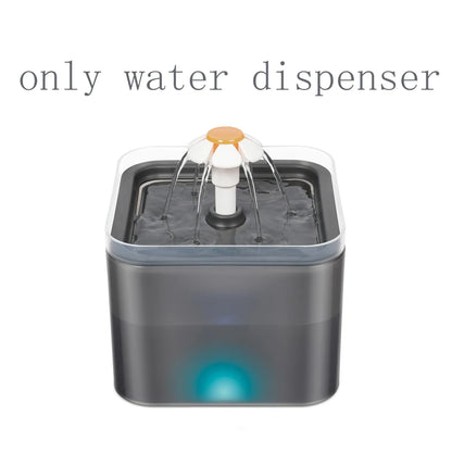Smart Automatic Cat Feeder and Dog Dry Food Dispenser with Integrated 2L Water Fountain and Tuya Wi-Fi Connectivity